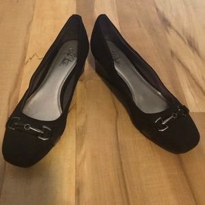 LifeStride Sz 10 Wedge Dress Shoes